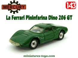 La Ferrari Pininfarina Dino 206 GT en miniature par Mercury au 1/43e