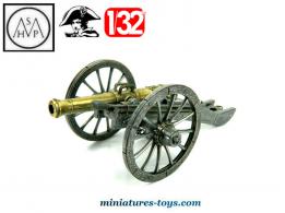Un canon Gribeauval de 8 type Napoléon 1815 en miniature de MHSP au 1/32e