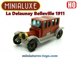 La Delaunay Belleville 1911 miniature par Minialuxe au H0 HO 1/86e