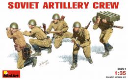 La boite d'artilleurs russes en 1944 par MiniArt au 1/35e