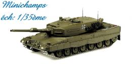 Le char Leopard 2 vert Nato miniature au 1/35e de Minichamps, neuf 
