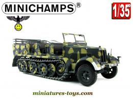 Le semi chenillé allemand SdKfz 7 en miniature de Minichamps au 1/35e