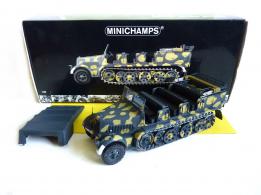 Le semi chenillé allemand SdKfz 7 en miniature de Minichamps au 1/35e