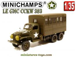 Le GMC CCKW 353 Box Truck miniature militaire de Minichamps au 1/35e