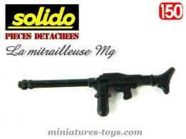 La mitrailleuse allemande type Mg 34/42 noire en miniature de Solido au 1/50e
