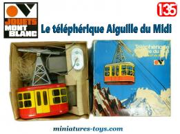 Le téléphérique Aiguille du Midi en miniature jouet par Mont Blanc au 1/35e