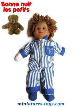 La poupée issus de Nicolas le copain de Nounours de la série bonne nuit les petits