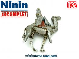 La figurine en métal du méhariste français par Ninin au 1/32e incomplet