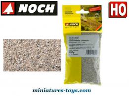 Le ballast gris brun pour train miniature par Noch au HO H0 1/87e