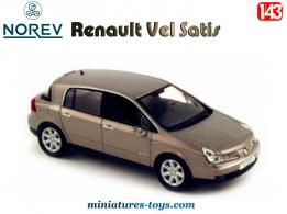 La Renault Vel Satis 3.5 V6 Initiale beige en miniature de Norev au 1/43e
