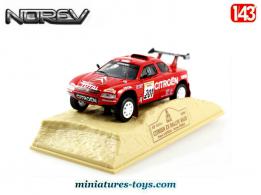 La Citroën ZX rallye Paris Dakar 1996 miniature de Norev au 1/43e