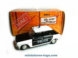 La Simca 1100 1967 Police en miniature au 1/43e de Norev