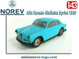 Le coupé Alfa Romeo Giulietta 1300 Sprint en miniature de Norev au 1/43e