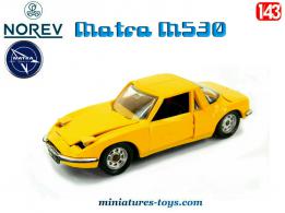 Le coupé sport Matra M530 de 1967 en miniature par Norev au 1/43e