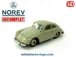 La Porsche 356 Carrera 1500 grise par Norev au 1/43e incomplète