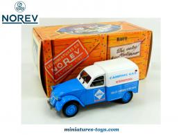 La 2cv Citroën AZU 1958 Camping Gaz en miniature de Norev au 1/43e