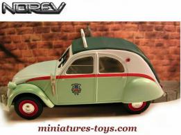 La 2cv Azl Citroën Taxi G7 de Paris en miniature par Norev au 1/43e