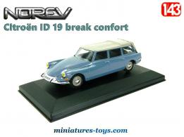 La Citroën ID 19 break confort en miniature Norev au 1/43e