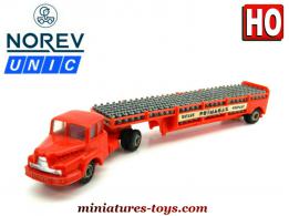 Le tracteur Unic ZU 120 et sa semi Primagaz en miniature Norev au 1/86e