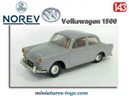 La Volkswagen 1500 Notchback grise en miniature par Norev au 1/43e