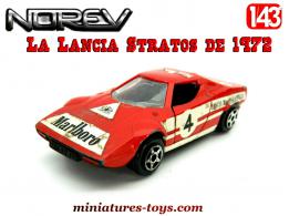 La Lancia Stratos Marlboro en miniature de Norev Jet Car au 1/43e