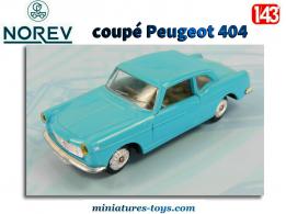 Le coupé Peugeot 404 en miniature par Norev au 1/43e