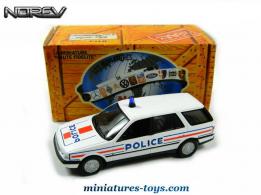 Le break Peugeot 405 Police en miniature de Norev au 1/43e