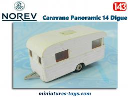 La Caravane Panoramic 14 Digue en miniature Norev au 1/43e