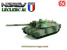 Le char français Leclerc F1 camo Otan en miniature de Norev au 1/50e