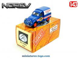 La 2cv Citroën AZU 1958 des biscuits L'Alsacienne miniature par Norev au 1/43e