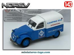 La 2cv Citroën AZU 1958 Camping Gaz en miniature de Norev au 1/43e