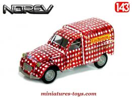 La 2cv Citroën AZU 1961 Cochonou en miniature Norev au 1/43e