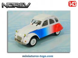 La Citroën 2cv Cocorico de 1986 en miniature par Norev au 1/43e