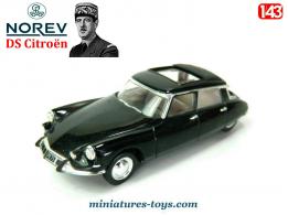 La DS 19 Citroën de De Gaulle en miniature par Norev au 1/43e