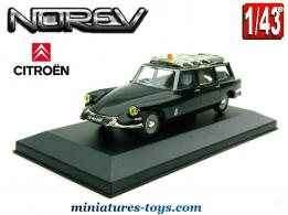 Le break vitré Citroën ID19 Gendarmerie en miniature par Norev au 1/43e