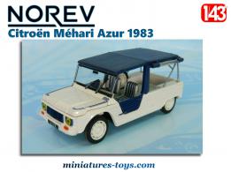 La Citroën Méhari Azur de 1983 en miniature par Norev au 1/43e