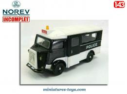 Le Citroën Type HY Police de 1968 en miniature par Norev au 1/43e incomplet