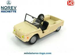 La Mehari Citroën de 1969 beige en miniature par Norev au 1/43e