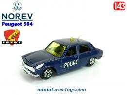 La Peugeot 504 Police miniature de Norev Jet-car au 1/43e