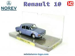 La Renault 10 bleue métal de 1966 en miniature par Norev au 1/43e