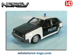 La Renault 14 modèle 1981 Police en miniature par Norev au 1/43e