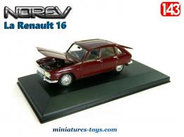 La Renault 16 bordeaux en miniature de Norev Collection au 1/43e