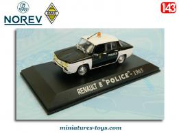 La Renault 8 Gordini 1965 Police de Paris en miniature par Norev au 1/43e