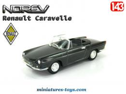 Le cabriolet Renault Caravelle gris en miniature par Norev au 1/43e