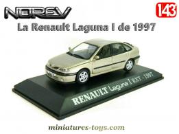 La Renault Laguna I RXT de 1997 grise en miniature par Norev au 1/43e