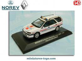 La break Renault Laguna Nevada 1998 Police en miniature par Norev au 1/43e
