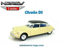 La DS 19 Citroën de 1958 en miniature par Norev retro 3-inches au 1/54e