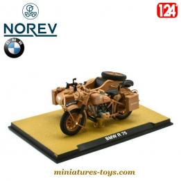 Le side car BMW R75 Afrika Korps en miniature par Norev au 1/24e
