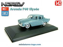 La Simca Aronde P60 Elysée en miniature par Norev au 1/43e