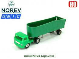 Le tracteur Unic Esterel et sa semi remorque Titan miniature Norev au 1/86e